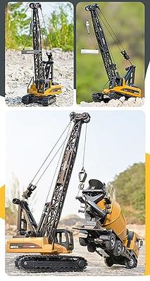 Crawler Crane Toys Simulation Engineering Car Model Children's Toy Yellow