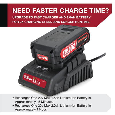Hyper Tough 20V Lithium-ion Battery Fast Charger for Hyper Tough 20V  Rechargeable Batteries - Yahoo Shopping