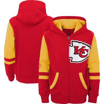 Youth Nike Red Kansas City Chiefs Sideline Fleece Performance Pullover  Hoodie