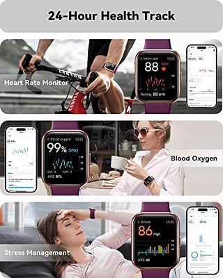 Smart Watch (Answer/Make Calls), 1.85 Smart Watches for Men Women 110+  Sport Modes Fitness Tracker with Sleep Heart Rate Monitor, Pedometer, IP68