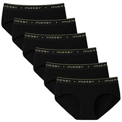 Innersy INNERSY Womens High Waisted Underwear cotton Panties