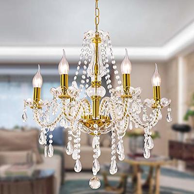 Guang Shuo Modern Crystal Chandelier,Gold 4 Ring Led Chandelier