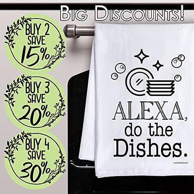 Alexa, Do The Dishes- Towels Decorative Dish Towels with Sayings, Funny  Housewarming Kitchen Gifts - Multi-Use Cute Kitchen Towels - Funny Gifts  for Women - Yahoo Shopping