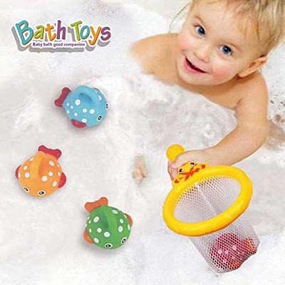 Bath Toys, Baby Toys, Magnetic Fishing Toys For Kids, Baby Bathtub Toys,  Toddler Toys For Pool Bath Time, Wind-up Swimming Whales, Fishing Pole,  Water