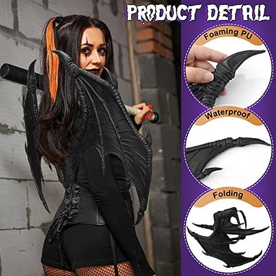 Red Sexy Devil Wings and Horn Set Halloween Ladies Costume Accessory