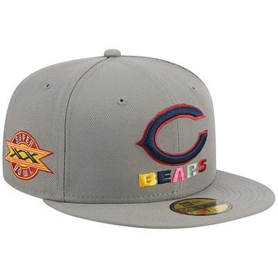 New Era Men's Chicago Bears State 59Fifty White/Navy Fitted Hat