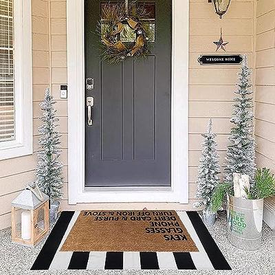 Christmas Door Mats indoor Outdoor Entrance Funny Rug Nonslip