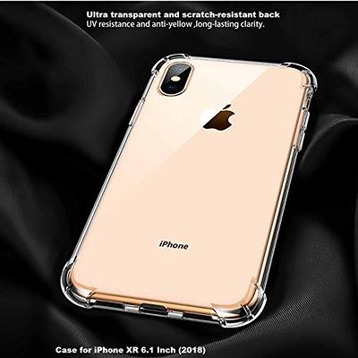 CANSHN Clear Protective Designed for iPhone XR Case [Military Drop  Protection] [Not Yellowing] Shockproof Phone Case with Soft TPU Bumpers,  Slim Thin