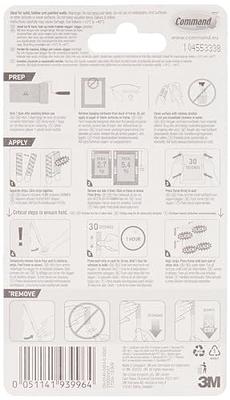 Command 3 lbs. White Medium Picture Hanging Adhesive Strips (12-Sets of  Adhesive Strips) 17204-12ES - The Home Depot