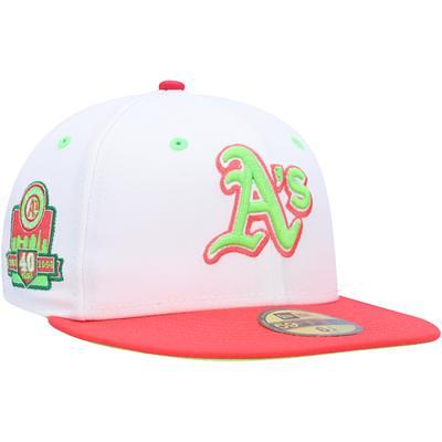 Men's New Era White/Green Detroit Tigers 1984 World Series Watermelon Lolli 59FIFTY Fitted Hat