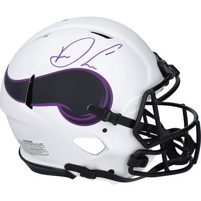 Terrace Marshall Jr. Carolina Panthers Autographed Riddell Lunar Eclipse Alternate Speed Mini Helmet