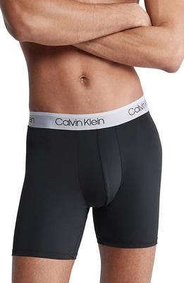 Calvin Klein 3-Pack Low Rise Microfiber Stretch Boxer Briefs in