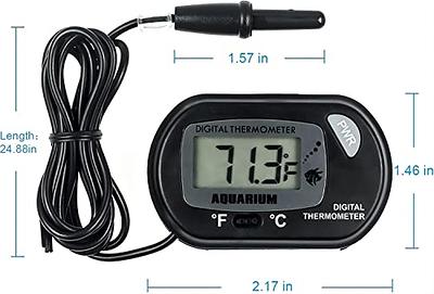 LXSZRPH Reptile Thermometer Hygrometer HD LCD Reptile Tank Digital