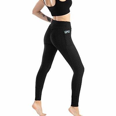 High Waist Honeycomb Scrunch Workout Pants Seamless Gym Leggings