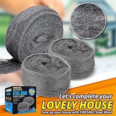 Steel Wool for Mice Control, DIY Steel Wool Fill Fabric Kit for Gap  Blocker, Wall Cracks