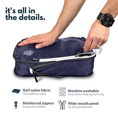 Extra Large Compression Packing Cubes for Travel Packaging Cube Luggage  Organizers 7 Piece Set-Ultralight, Expandable/Compression Bags for Clothes  (Navy/White)) - Yahoo Shopping