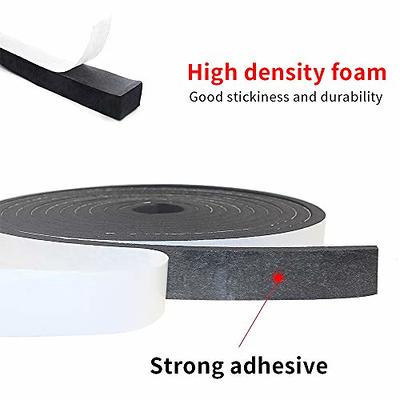 Keeping Fun Indoor Weather Stripping,Self Adhesive Foam Window Seal Strip  for Doors and Windows Soundproofing Weatherstrip Gap Blocker,7/20-Inch x