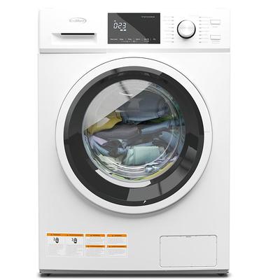 GE 2.4 cu. ft. Compact White 120-Volt Ventless Electric All-in-One Washer  Dryer Combo, White on White - Yahoo Shopping