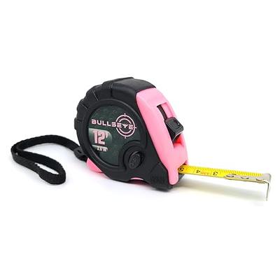 Bullseye Small Pink Tape Measure - Measurement Tape with Standard Inches  and Metric - Easy to Read Tape Measure Retractable - Measuring Tape  Retractable with Pause Buttons - Yahoo Shopping