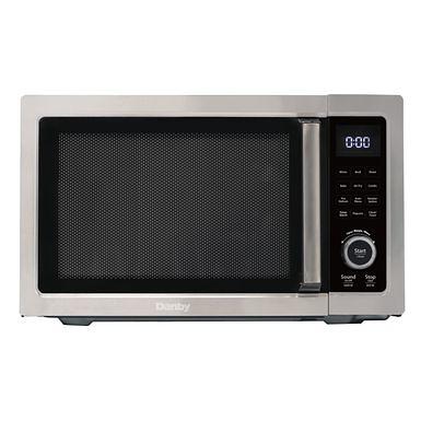 GE 1.0 Cu. Ft. Convection Countertop Microwave with Air Fry Black