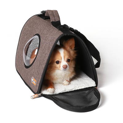 Gray Geo Soft Sided Pet Carrier