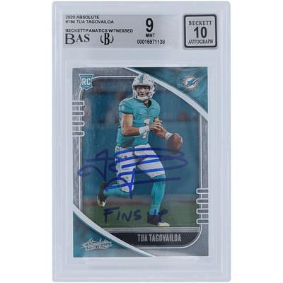 Jaylen Waddle Miami Dolphins Autographed 2021 Panini Phoenix Fire