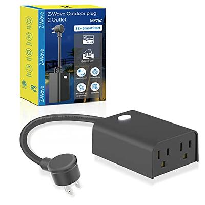 Minoston Outdoor Smart Plug Wi-Fi Plugs Outlet with 2 Individual