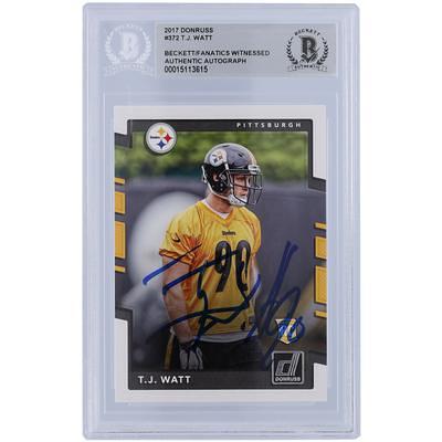 T.J. Watt Pittsburgh Steelers Fanatics Authentic Unsigned with J.J. Watt  Photograph