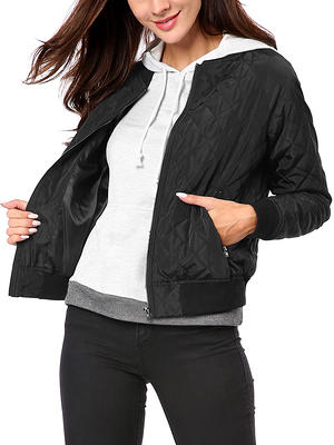 Andy & Natalie Women's Quilted Bomber Jacket