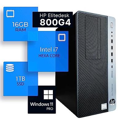 HP EliteDesk 800G4 Tower Desktop Computer | Hexa Core Intel i7