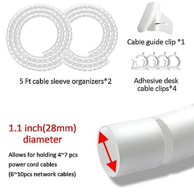 2pcs Cord Organizer Clip For Power Cable, Wire Cord Hider For