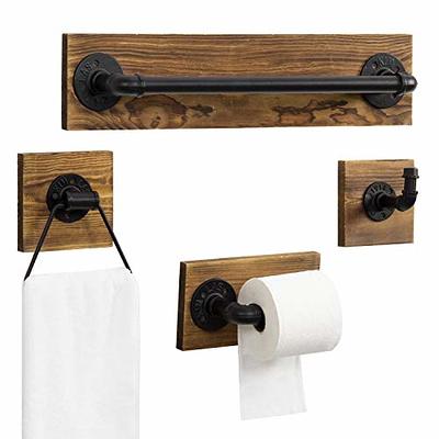 Metal Toilet Paper Holder Stand Matte Black - Hearth & Hand with Magnolia