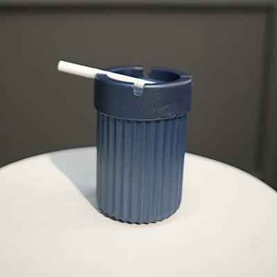  Lependor Ceramic Ashtray with Lids, Windproof