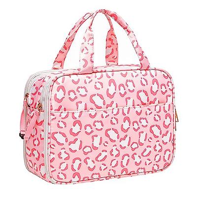 CUBETASTIC Travel Toiletry Bag, Makeup Bag for Women, Small Hanging Travel  Bag for Toiletries with 3 Compartment, Portable Cosmetic Organizer Case,  Water-resistant, Pink - Yahoo Shopping