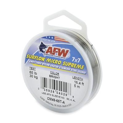 American Fishing Wire Surflon Micro Supreme, Nylon Coated 7x7