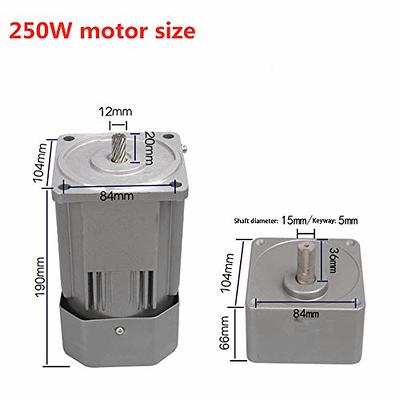 DC 12V 500RPM N20 High Torque Speed Reduction Motor with Metal Gearbox (4x)