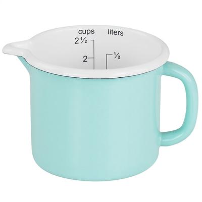 Kanayu 6 Pcs Plastic Measuring Cup Set Includes 4 Cup 2 Cup 1 Cup