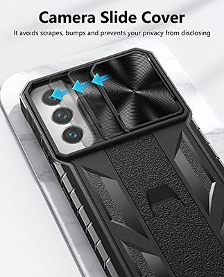 SOiOS for Samsung Galaxy S22 Protective Case: Military Grade Drop Proof  Protection Mobile Phone Cover with Kickstand | Rugged Shockproof TPU Matte