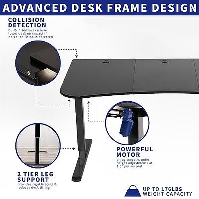 VIVO Electric Stand Up Desk Frame Workstation with Memory Touch