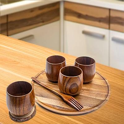 K JINGKELAI Wooden Tea Cups Top Grade Natural Solid Wood Tea Cup 4  Pack,Wooden Teacups Coffee Mug Wi…See more K JINGKELAI Wooden Tea Cups Top  Grade