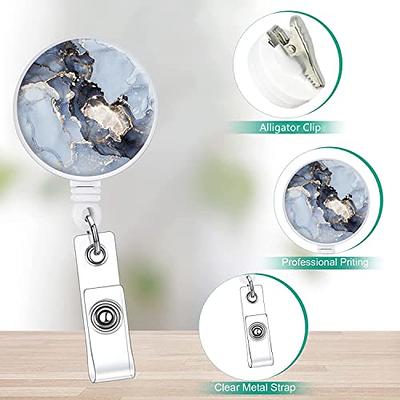 Retractable Badge Reel, Cute Badge Reels for Nurse Badge Holder