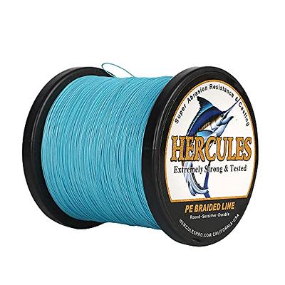 HERCULES Braided Fishing Line 12 Strands, 100-2000m 109-2196 Yards Braid  Fish Line, 10lbs-420lbs Test PE Lines for Saltwater Freshwater - Blue,  40lbs, 500m - Yahoo Shopping