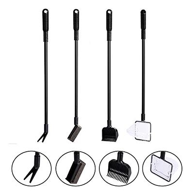 JOBEDE Aquarium Fish Tank Cleaning Tool Set, 4-in-1 Multi-Function Aquarium  Cleaning Kit Fishing Net + Gravel Rake + Plant Fork + Sponge Brush with  Long Handle for Aquarium - Yahoo Shopping