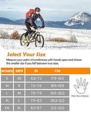  MOREOK Winter Gloves -10°F 3M Thinsulate Warm Gloves Bike Gloves  Cycling Gloves for Driving/Cycling/Running/Hiking-Balck-S : Clothing, Shoes  & Jewelry