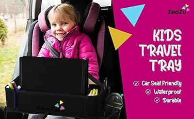 Blissful Diary Travel Tray For Kids Car Seat, Toddler Road Trip Pink