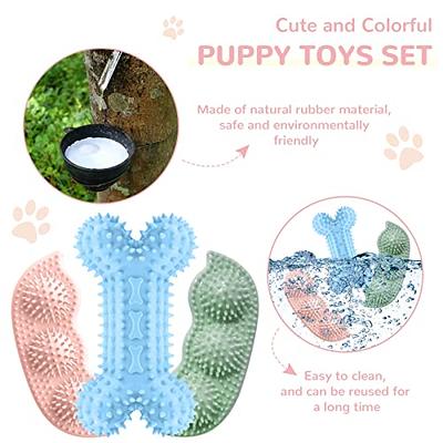 HRTTSY 3 Pack Puppy Chew Toys for Teething Small Dogs Cute Funny Bone Pea  Pod Dog Toys Soft Rubber Puppy Teething Toys Outdoor Indoor Interactive  Doggie Toy Set - Yahoo Shopping