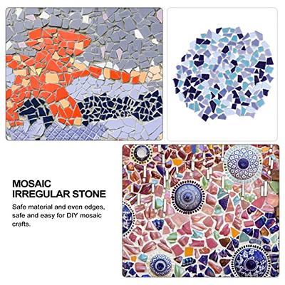 VOSAREA Ceramic Mosaic Irregular Shape Mosaic Tile DIY Glass