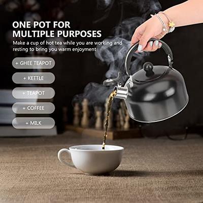 Whistling Tea Kettle for Stovetop, 3L Stainless Steel Tea Pot with
