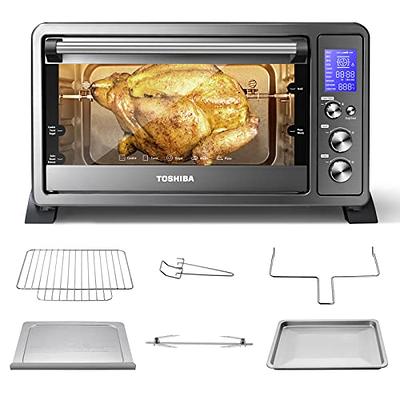 BLACK DECKER 1500 W 6-Slice Stainless Steel Toaster Oven