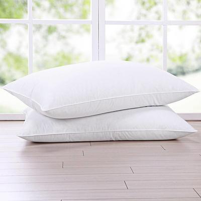 Peace Nest 2 Pack Feather Down Throw Pillow Insert, White, 18 X